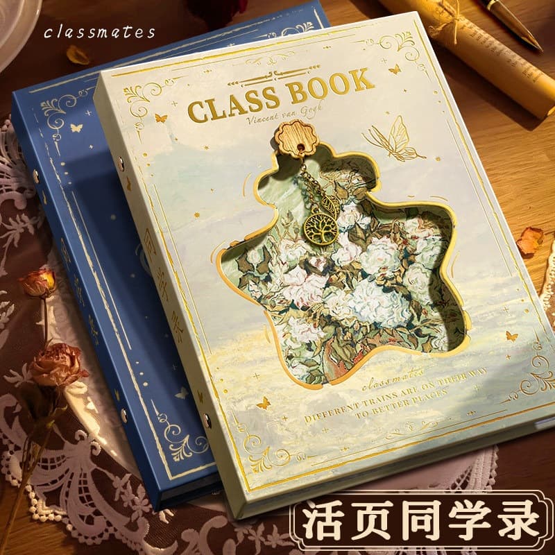Retro Classmate Yearbook for Elementary School 6th Grade Graduation Memory Album 2026 New Loose-Leaf Notebook for Middle School and High School