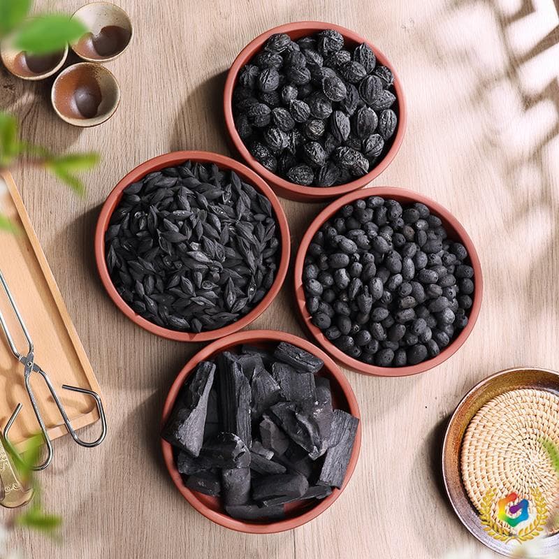 ⇗Smokeless charcoal stove for brewing tea, fruitwood charcoal, longan charcoal, olive and jujube pit charcoal, olive charcoal, and long-lasting charcoal stove.