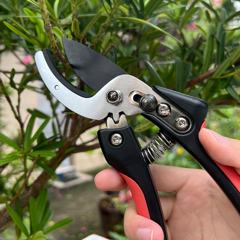 Non-slip multifunctional landscaping SK5 pruning shears spring hand guard TPR comfortable handle garden pruning shears