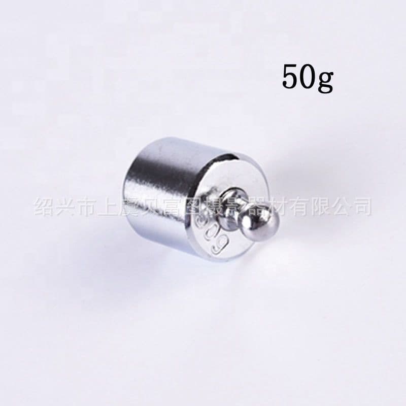 50g chrome-plated split weights for calibrating electronic scales; laboratory weights for balances; M2 grade standard weights.