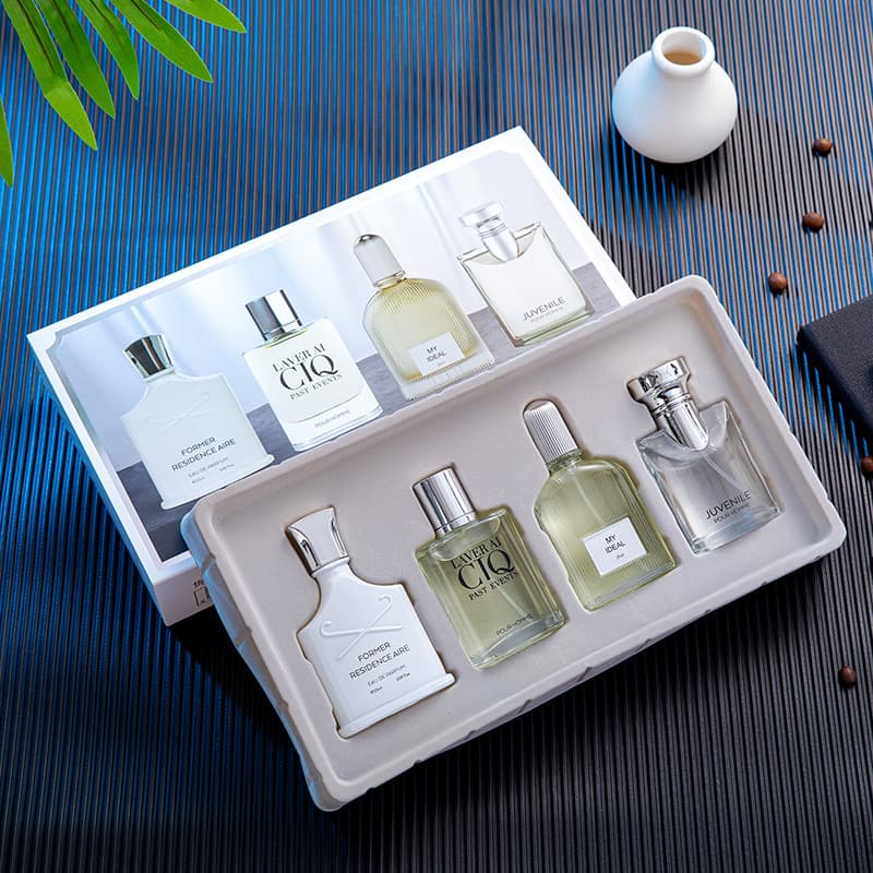 Perfume Authentic Niche Long-Lasting Light Scent Gift Box Exquisite 4-Piece Set In Stock Flower Story Men's Perfume Set