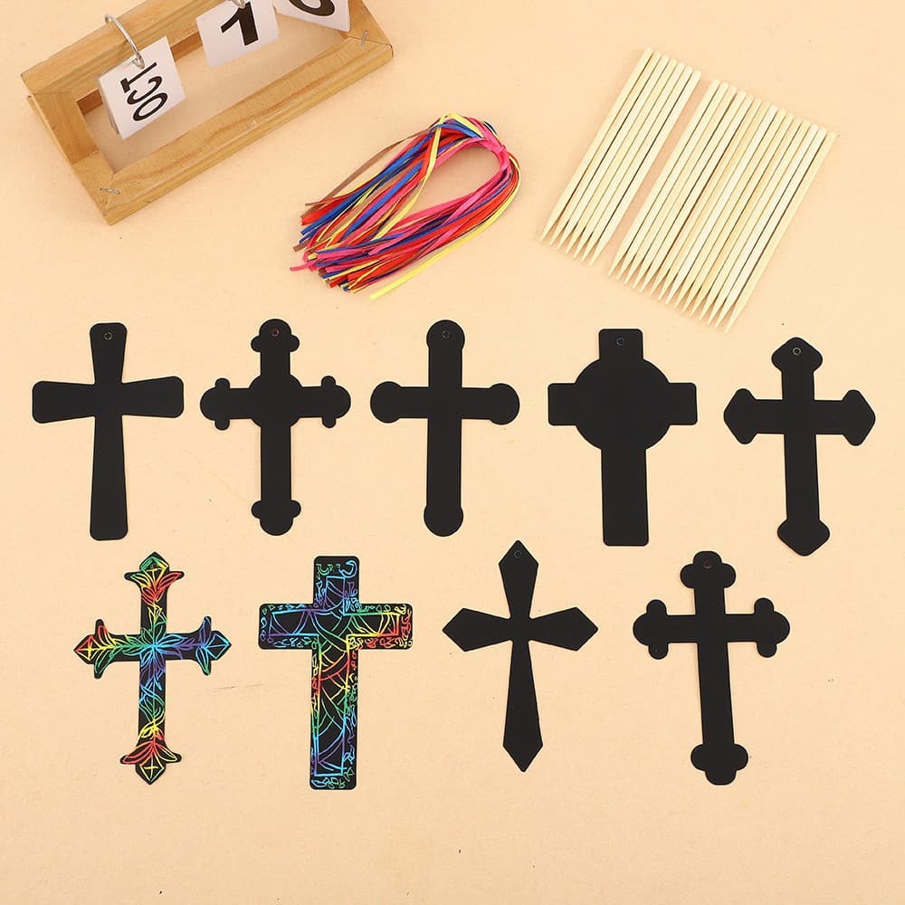 Cross-Border Irregular Scratch Paper Cartoon Scratch Art New DIY Children's Educational Painting Christmas Scratch Art in Stock Wholesale