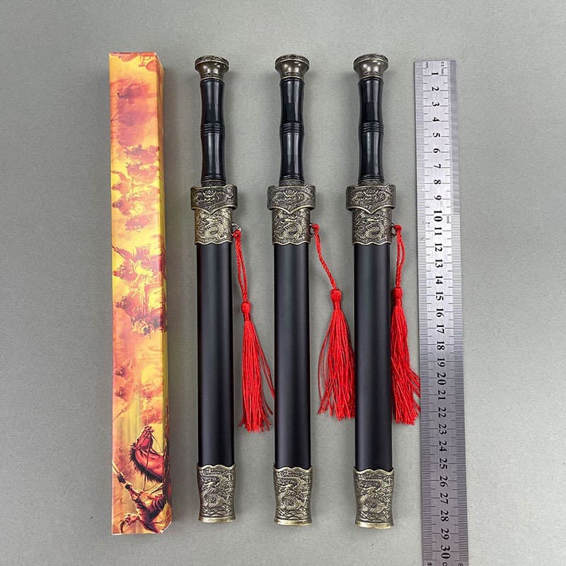 Free Shipping Metal Sword Stainless Steel Self-Defense Dagger Han Sword Tang Sword Mulan Small Sword Yinlong Sword Cold Weapon Unsharpened