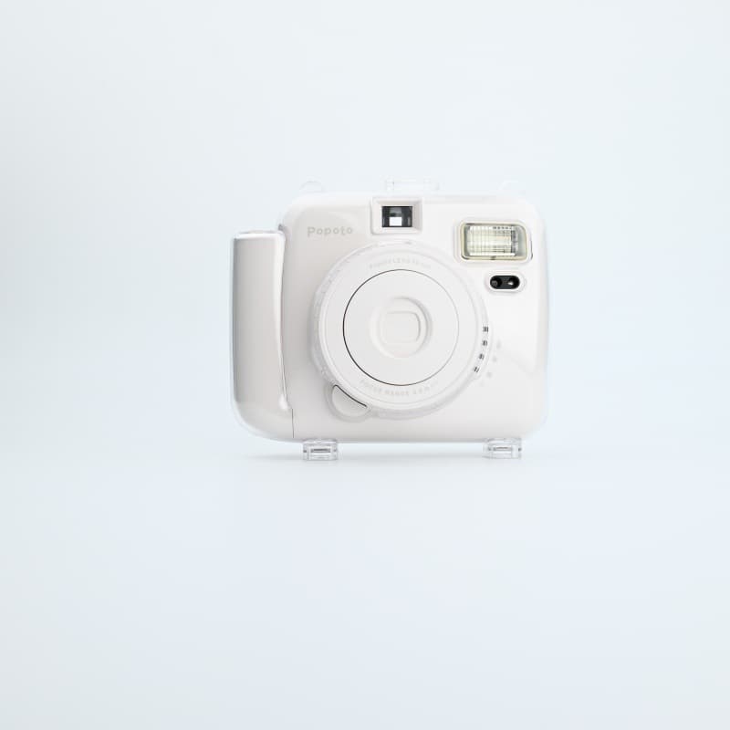 Popoto Instant Camera Transparent/Red Protective Case In Stock