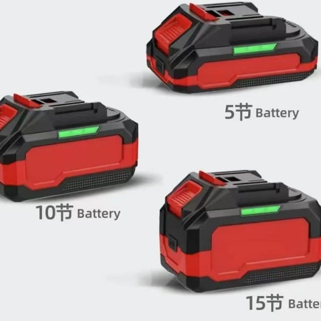 15-Cell Makita Lithium Battery Power Tool Battery Dual-Side Light Soft Rubber Handle Screwdriver Wrench Hand Drill Lithium Battery