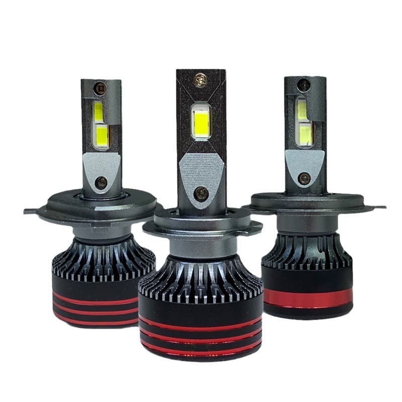 Cross-border Compatible M8pro Car LED Headlight H4 H7 High/Low Beam Integrated Single Copper Tube High Power Upgrade