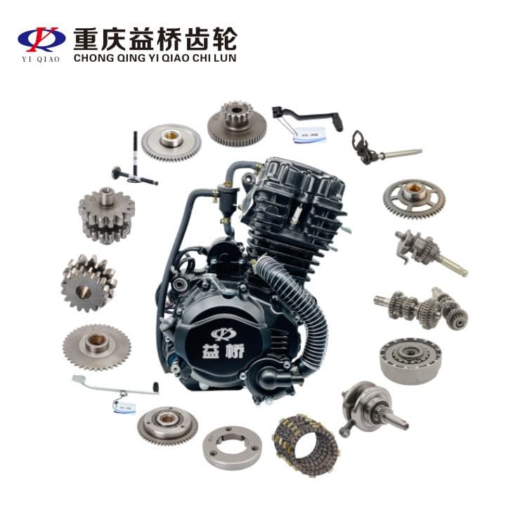 CG125 Hot-Selling Export Model Two-Wheel Motorcycle Engine Parts Cylinder Head 5-Speed Main and Countershaft Assembly Wholesale Manufacturer