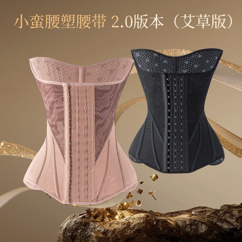 2026 New Belly Control Belt, Corrective Belt, Small Waist Shape, Crotch Protector, Body Shaping Mesh Waist Corset, Wormwood 5A Antibacterial Version