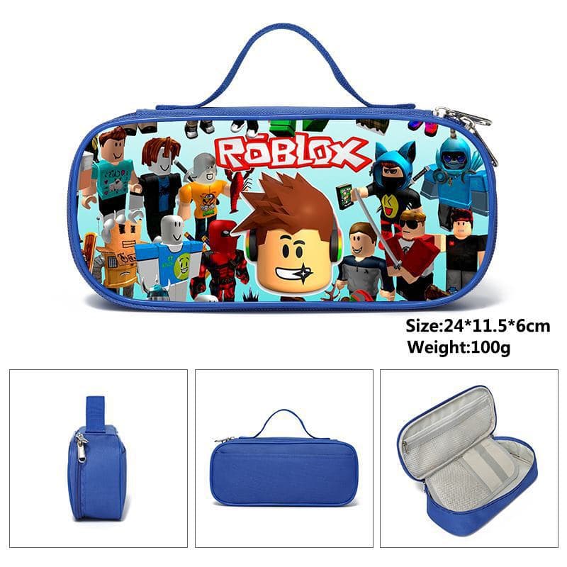 Promotion New 3D ROBLOX Pencil Case Stationery Box for Primary and Secondary School Students Cartoon Anime Pencil Case