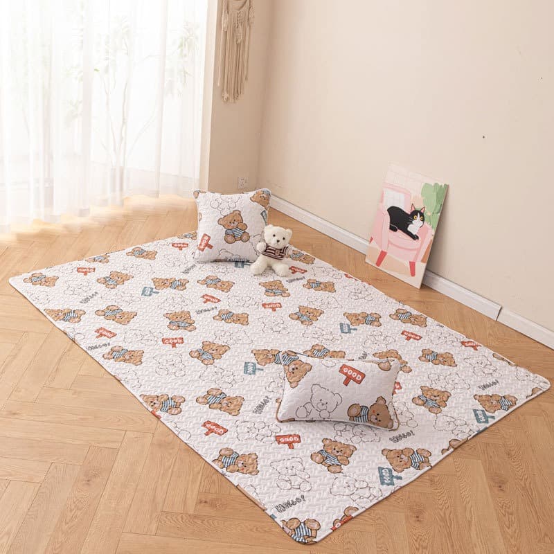 Pure cotton non-slip floor mat children's living room bedroom crawling mat baby crawling mat foldable home carpet delivery