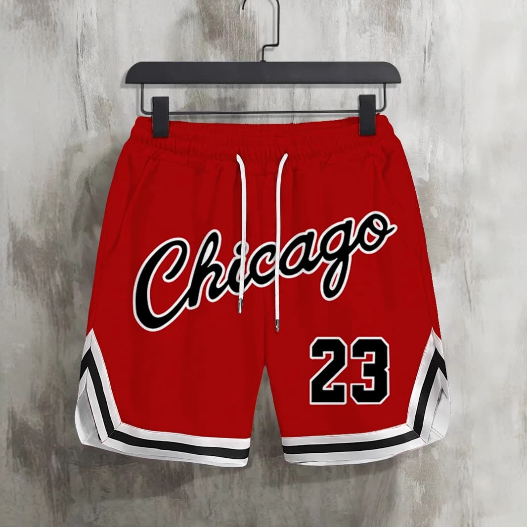 Wholesale Foreign Trade Summer 3D Digital Print Youth Daily Drawstring Basketball Pants