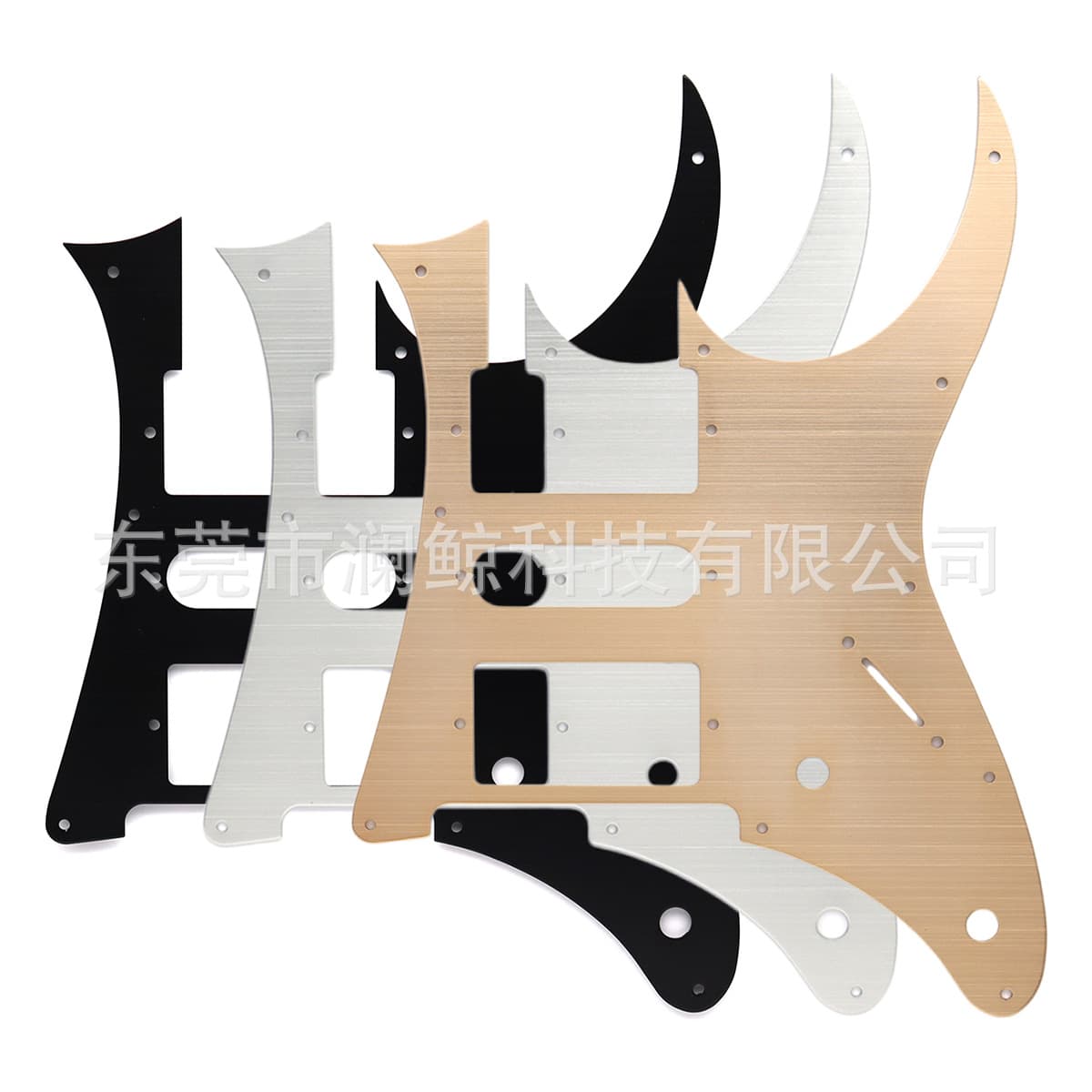 Aluminum Alloy Double Single Double Electric Guitar Pickguard Metal HSH Electric Guitar Scratch Plate Electric Guitar Front Cover