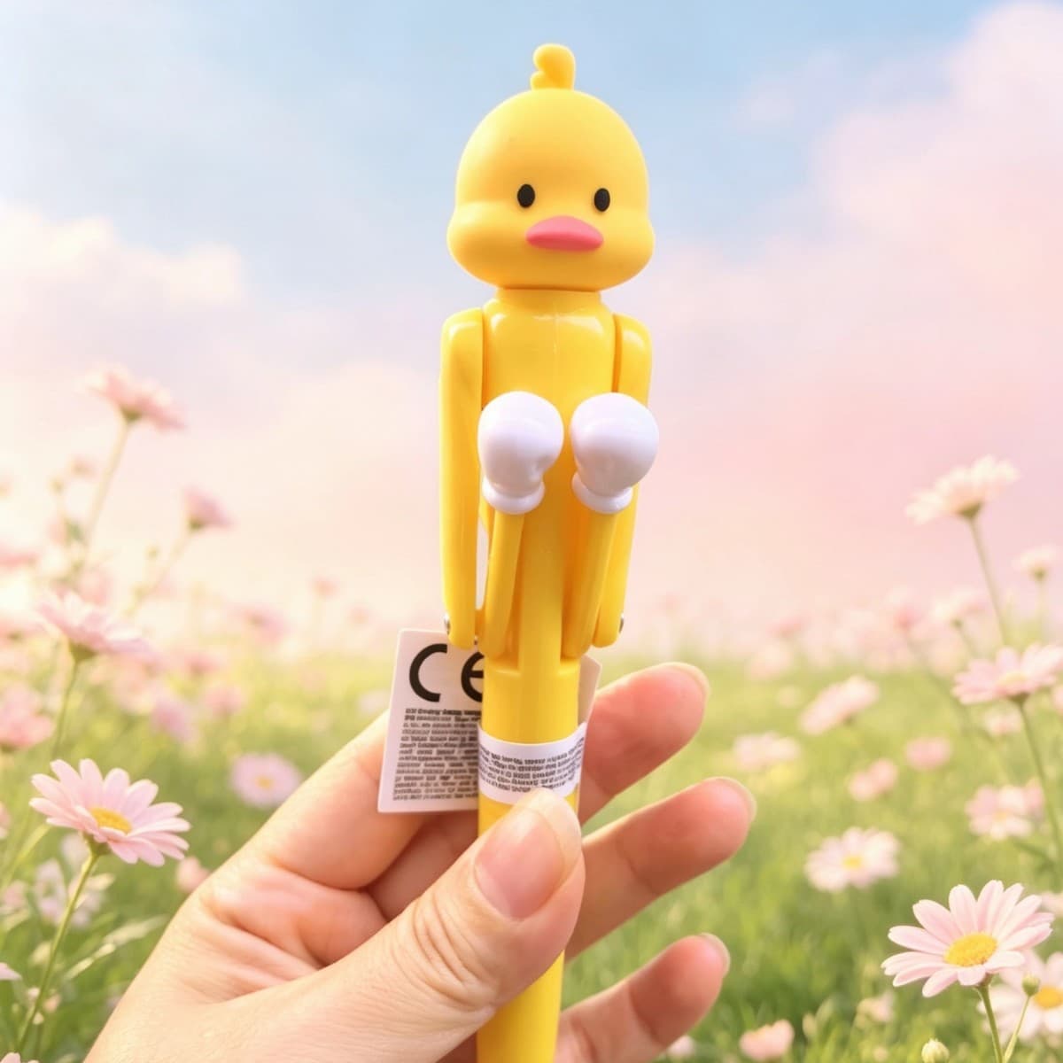 Creative Funny Boxing Pen Novelty Elementary School Student Gel Pen Prank Stress Relief Ballpoint Pen Squishy Robot