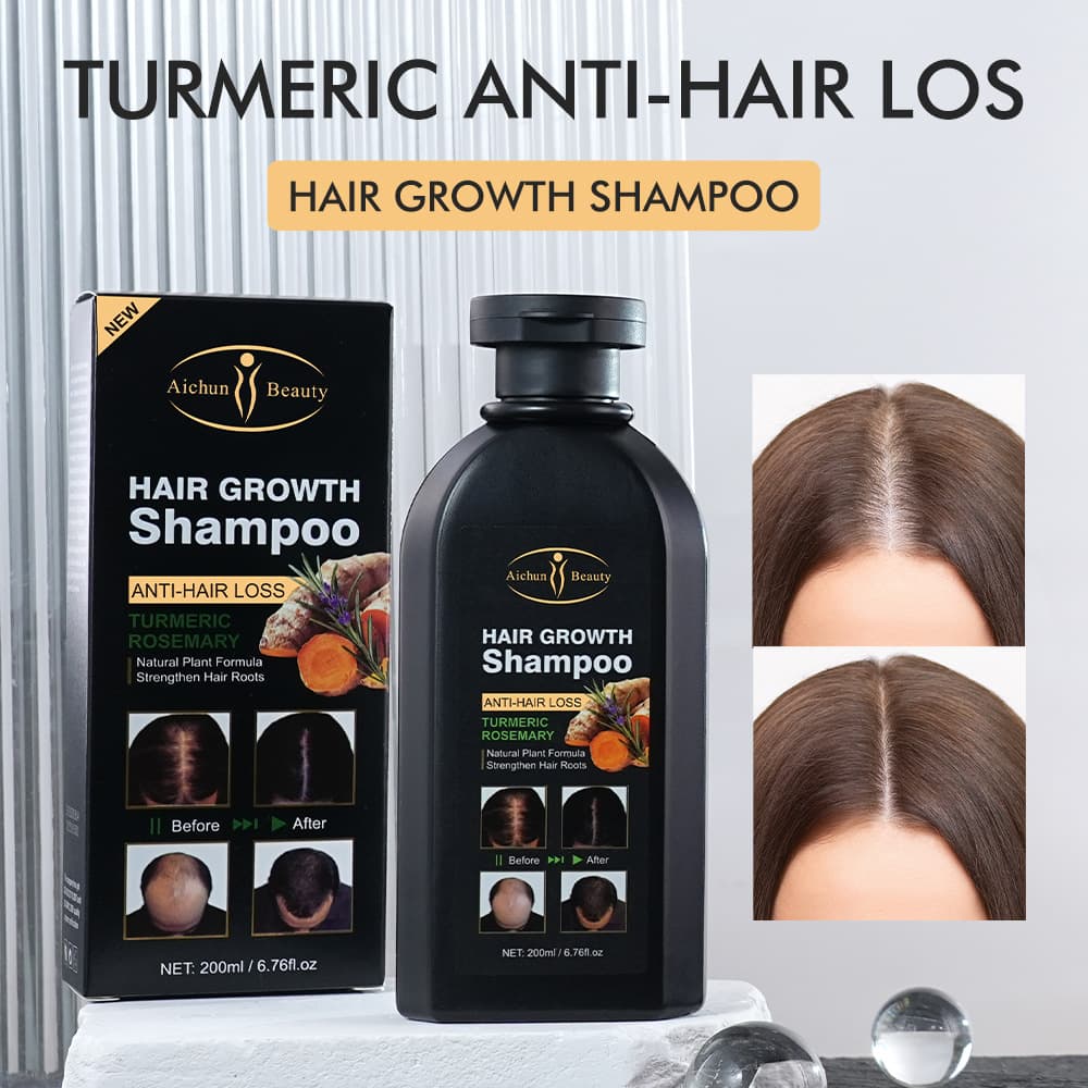 Disaar Turmeric Shampoo Anti-Hair Loss Nourish Roots Ginger Anti-Hair Loss Shampoo