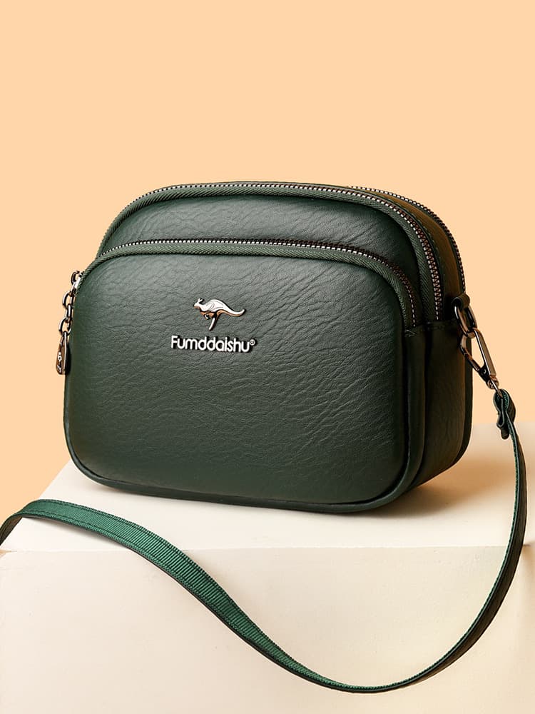 2025 New Retro Mini Square Bag Elegant Versatile Phone Bag Multi-Compartment Brand Shoulder Crossbody Bag Niche Women's Bag