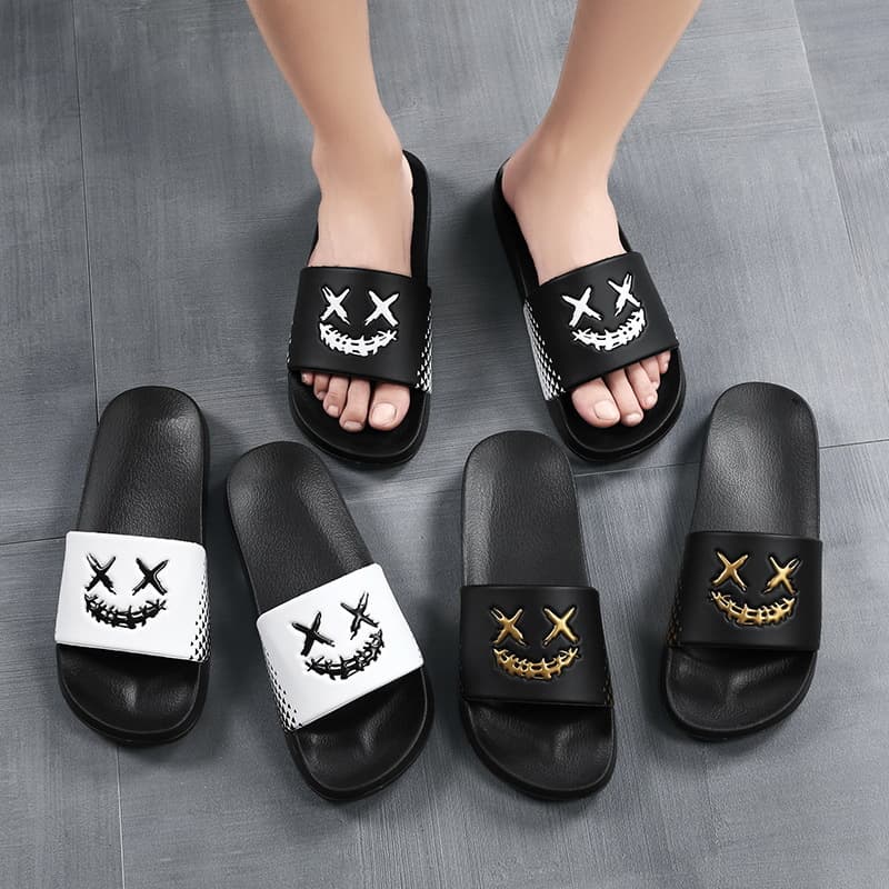 2026 summer new slippers cross-border flip-flops couple style European and American large size trendy beach slippers