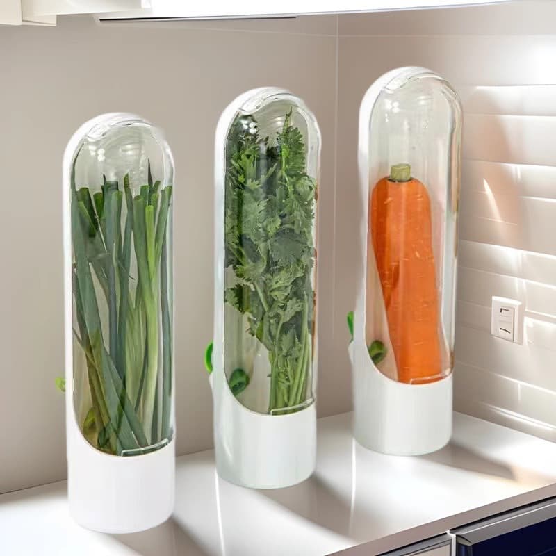 Herb Preservation Cup Storage Container Vegetable Grower Fresh-Keeping