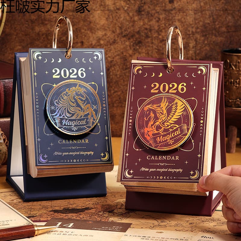 Magic Academy Calendar 2026 New Daily Tear-Off Harry Potter Desk Calendar Office Desktop Ornament