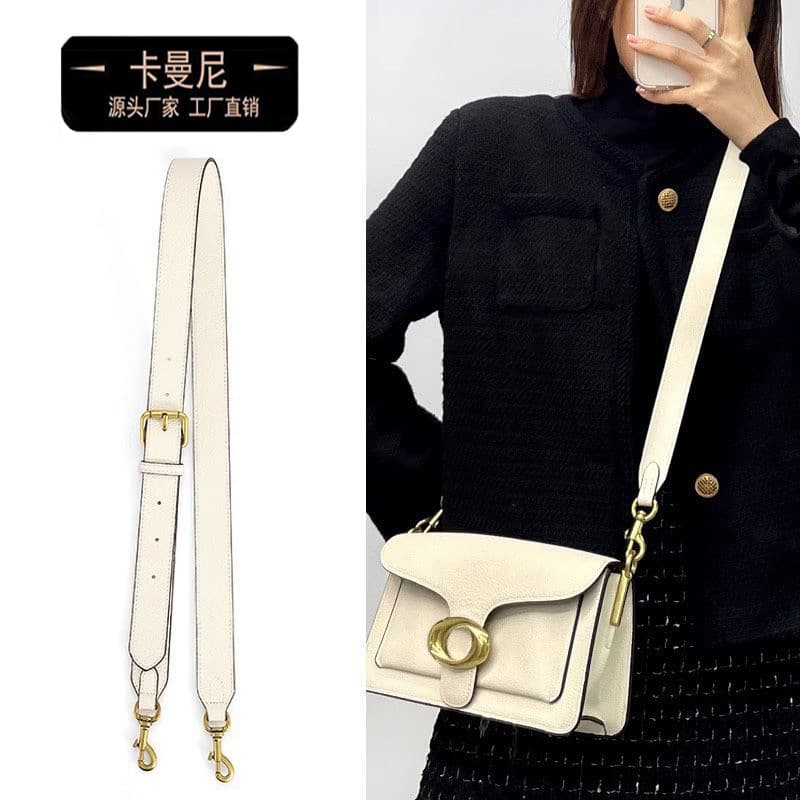 Carmani genuine leather underarm shoulder straps are purchased separately and are suitable for Coach coac Bacchus bag tabby bag strap accessories crossbody strap