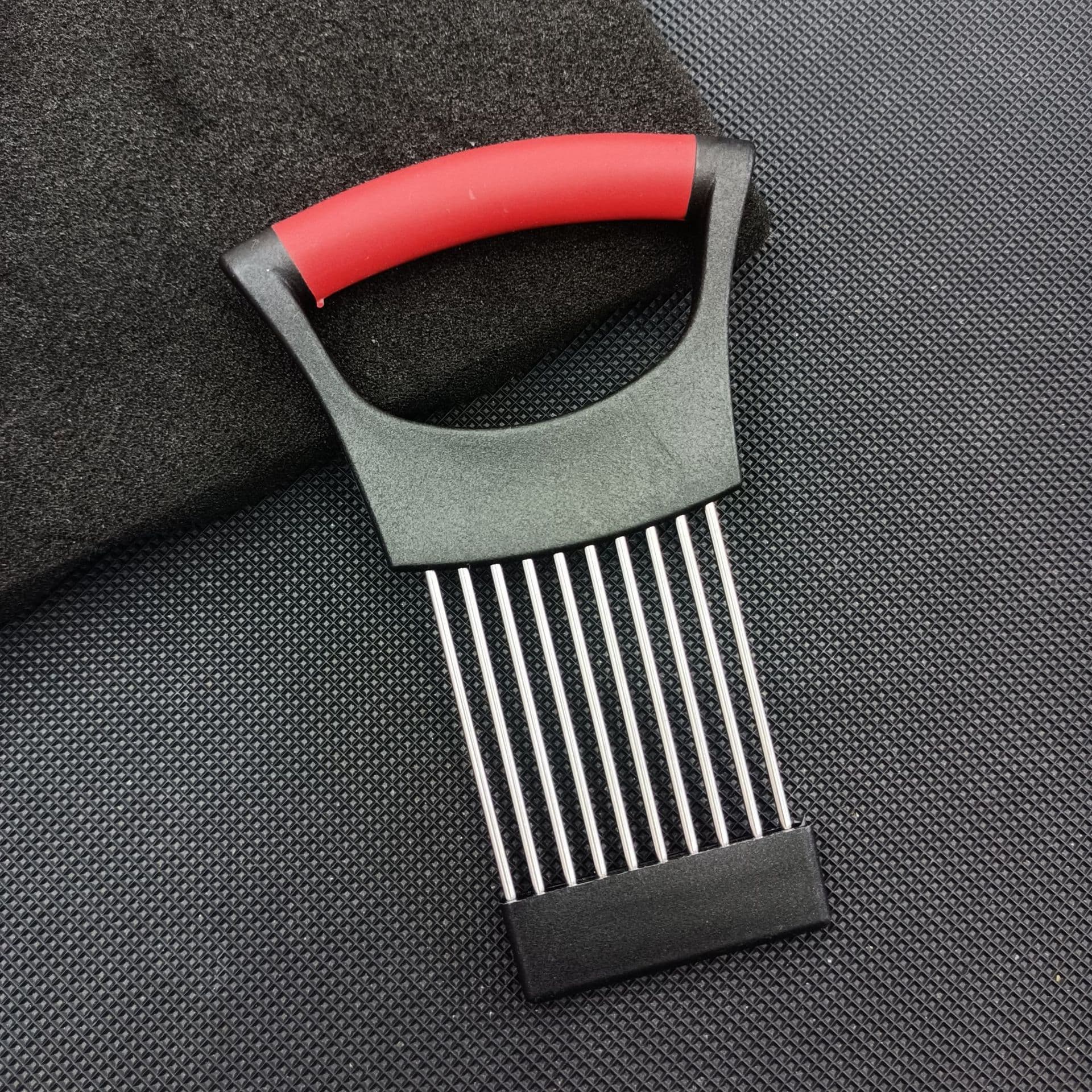 Manual meat tenderizer, stainless steel onion needle holder, lemon fruit and vegetable slicer kitchen gadgets