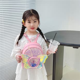 New Sequin Baby Backpack for Girls Kindergarten Cute Princess Ages 3-6 Small School Bag Kids Backpack 2