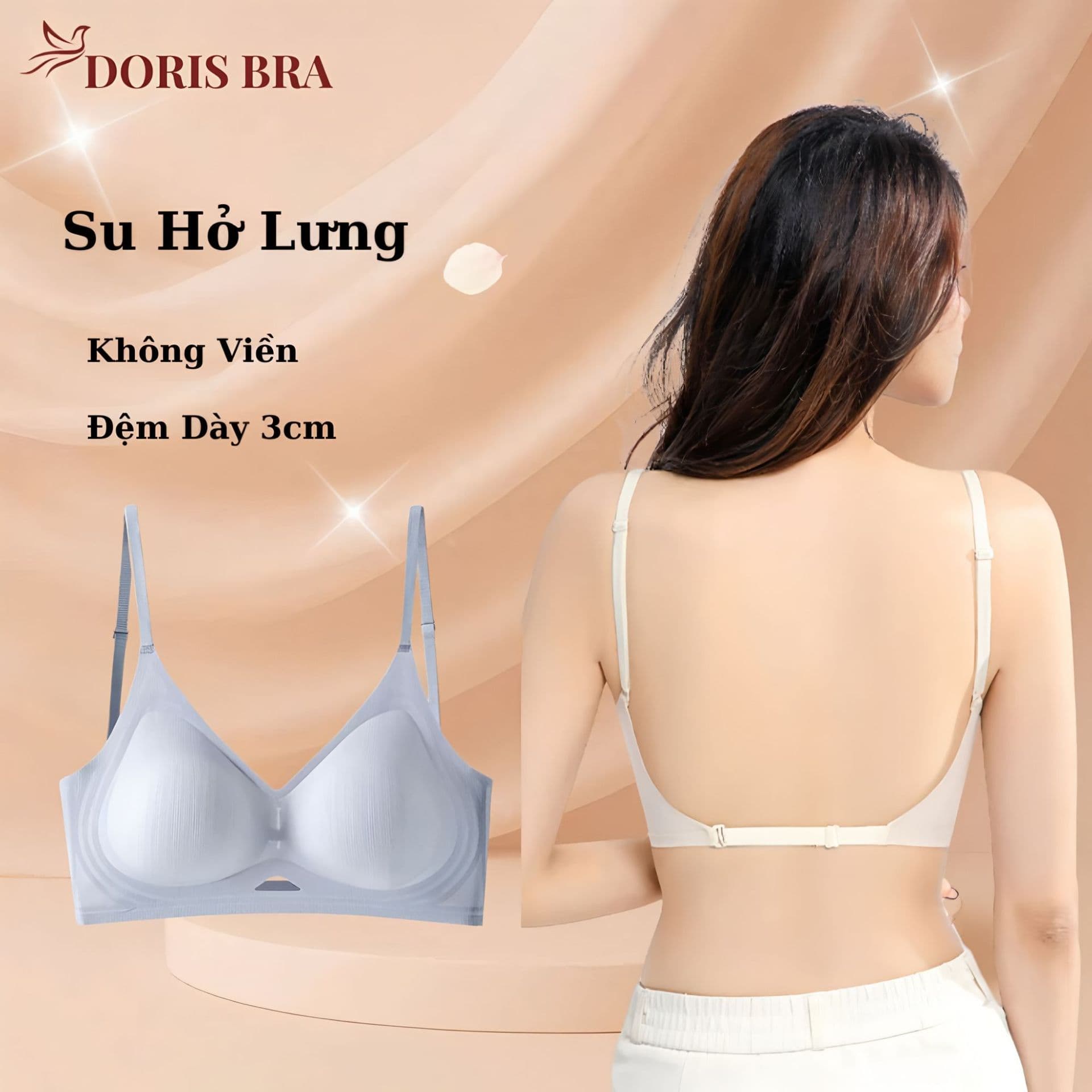 036 Cross-border Outer Expansion Underwear Women's Gather-up Breathable Fabric Thick Cup Non-steel Ring Semi-fixed Beautiful Back Bra