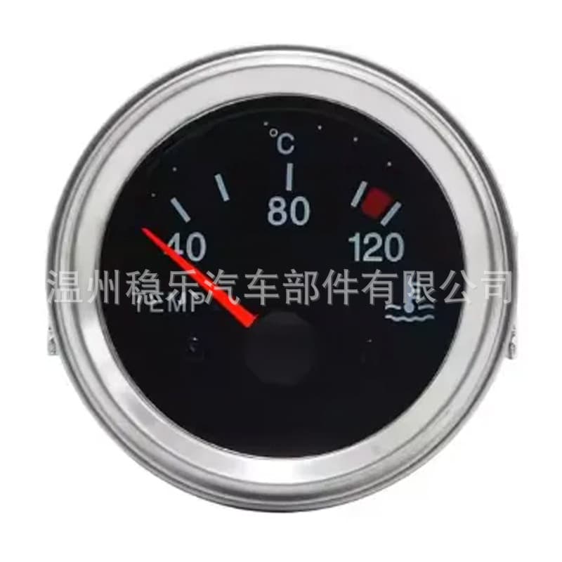 60MM Pointer Water Temperature Gauge CA110020 40-120℃ Universal for Cars, Trucks, Construction Machinery, and Marine Use