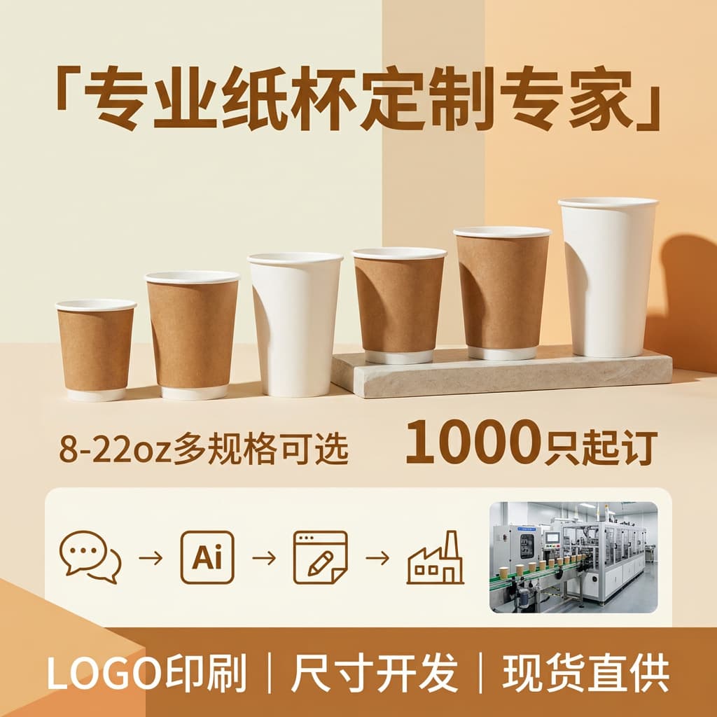 Disposable Milk Tea Paper Cups 500/700ML with Lids, Soy Milk Coffee Cups for Hot Drinks, Takeaway Commercial Use, Customizable