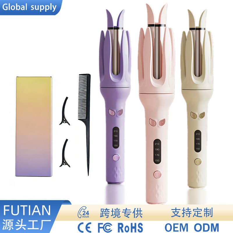 Cross-border Automatic Curling Iron Big Wave Negative Ion Long-lasting Styling Curling Wand Rotating Curler