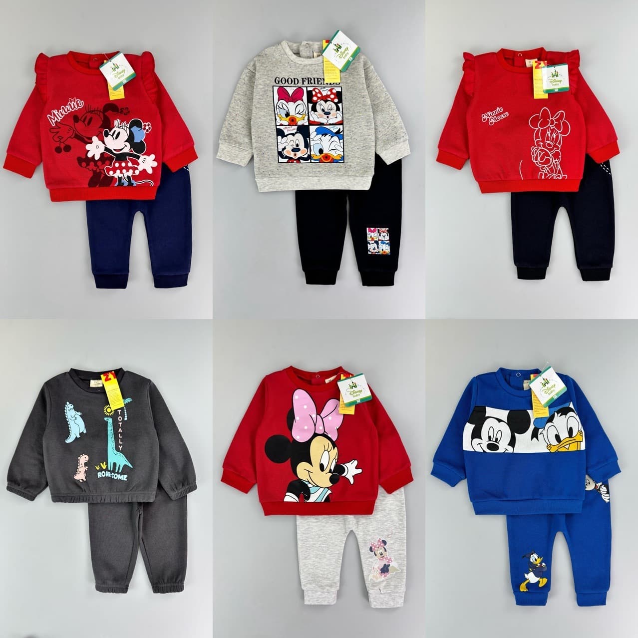 Foreign trade brand HmZy sweatshirt children's clothing boys girls kids sweatshirt set fleece-lined two-piece set children's clothing overstock factory