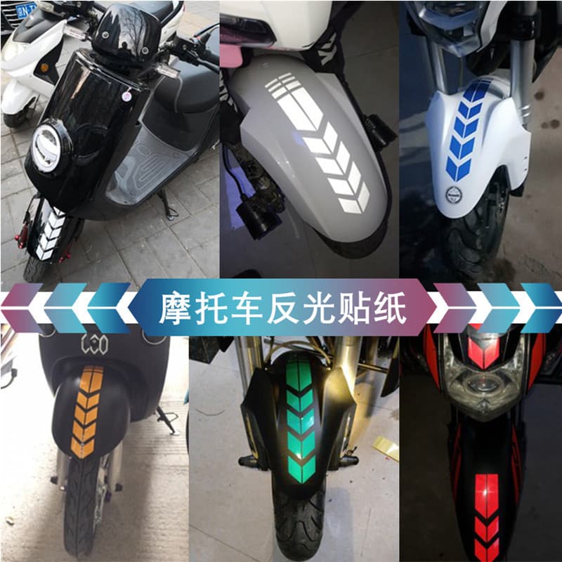 Factory Direct Electric Motorcycle Decorative Reflective Sticker Laser Decal Personalized Creative Waterproof Sticker