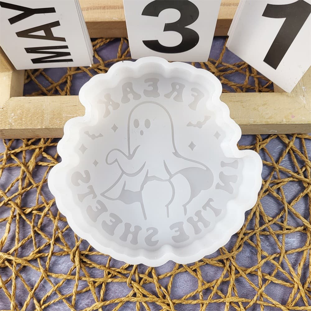 Z0162 Ghost Aromatherapy Mold Crystal Glue Silicone Mold DIY Decorative Silicone Mold