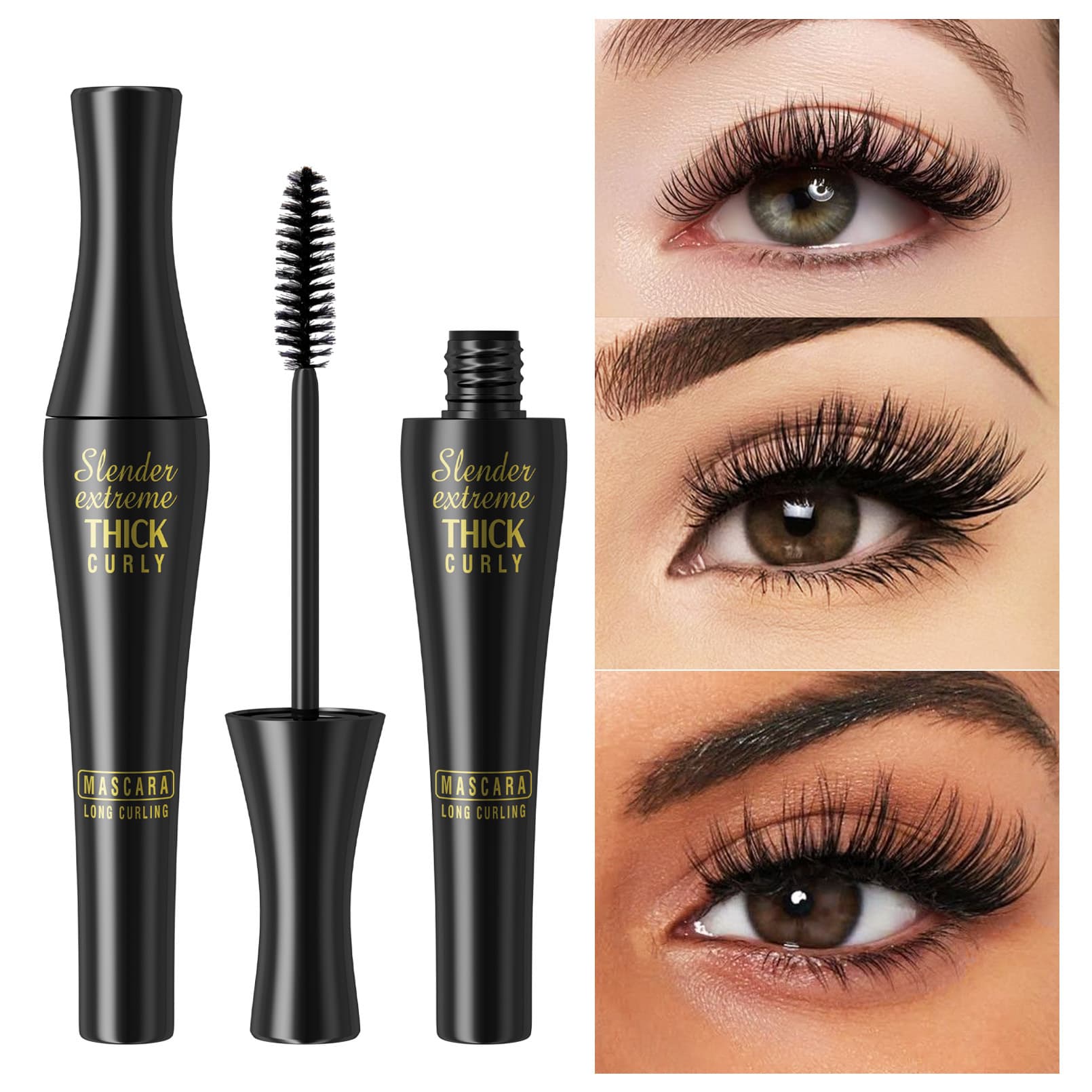 hellokiss Mascara 4D Volumizing Mascara Slimming Belly Mascara Cross-border Foreign Trade Makeup