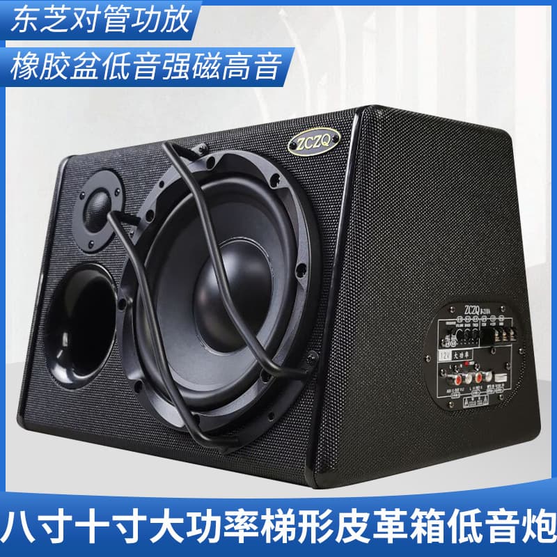 8 Inch 10 Inch High Power Car Subwoofer Active Enclosure Full Range Bass