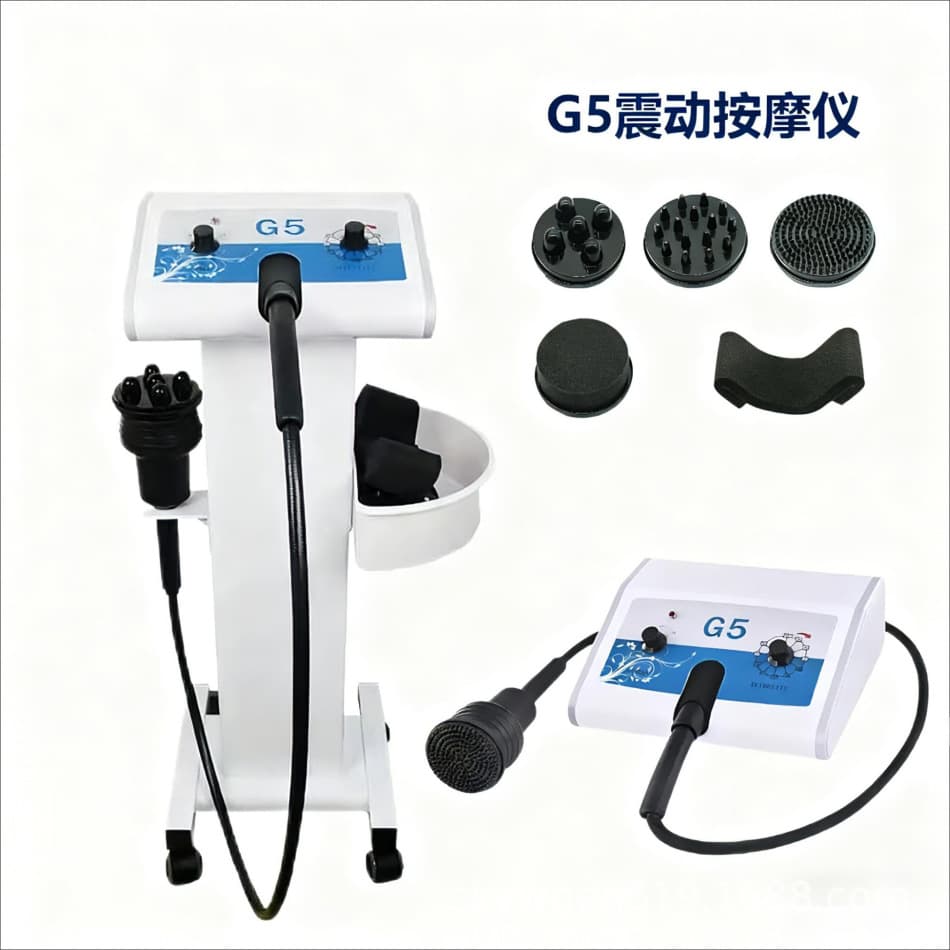 G5 Massage Vibration Body Shaper High-Frequency Vertical Shaftless Multi-Function G5 with Stand Care Factory Wholesale Body Slimming