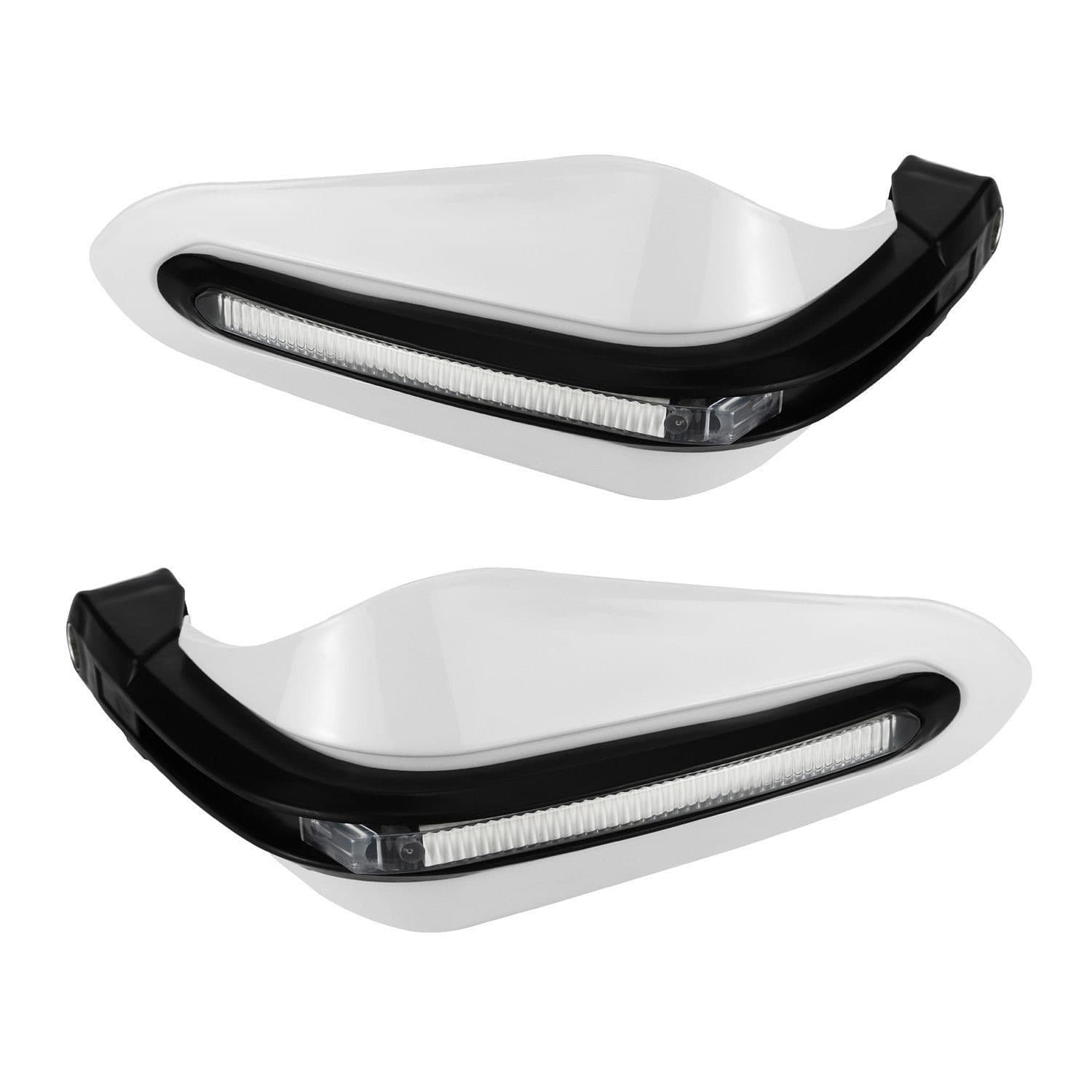 Motorcycle accessories LED white one-word turn signal brake protection anti-fall handguard off-road modified safety armrest