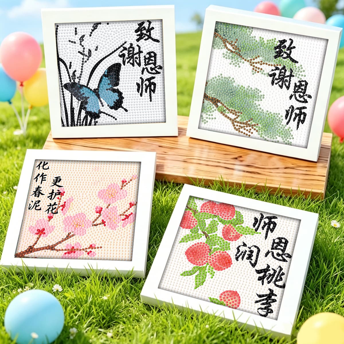 Teacher's Day Diamond Painting Handmade Material Pack Gift Holiday Teacher Entrance Decoration Wholesale
