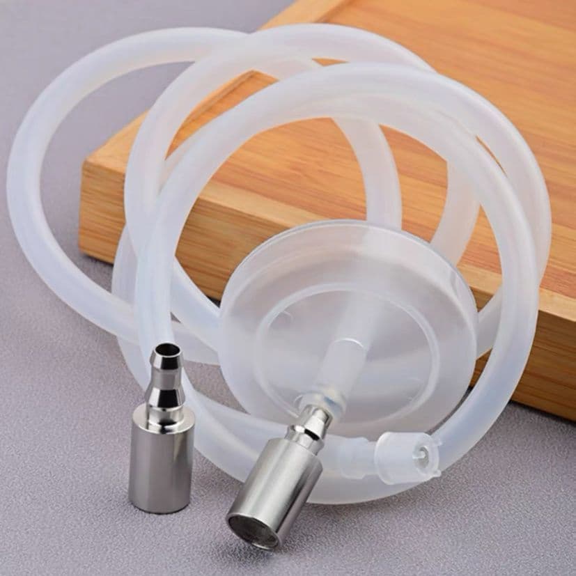 304 stainless steel tea set water pipe with weighted sinker automatic suction water head pumping hose bottled water accessories for household use