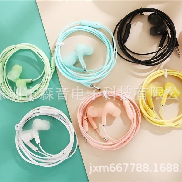 Wholesale In-Ear Wired Earphones with 3.5mm Jack, Compatible with Huawei, Apple, Xiaomi Phones, Universal Interface