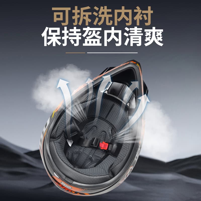 Cross-border DOT Certified Motocross Helmet Full Face Mountain Bike Downhill Cycling Safety Helmet