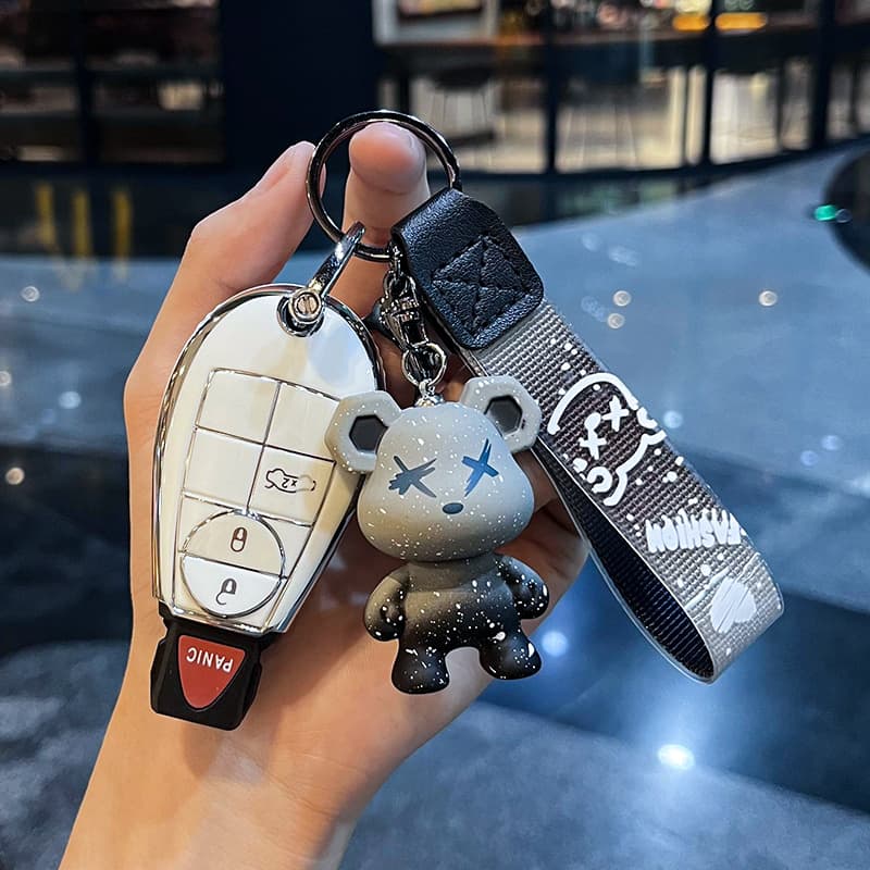 Suitable for old Jeep Grand Cherokee key cover JEEP Grand Commander car smart key protective shell buckle
