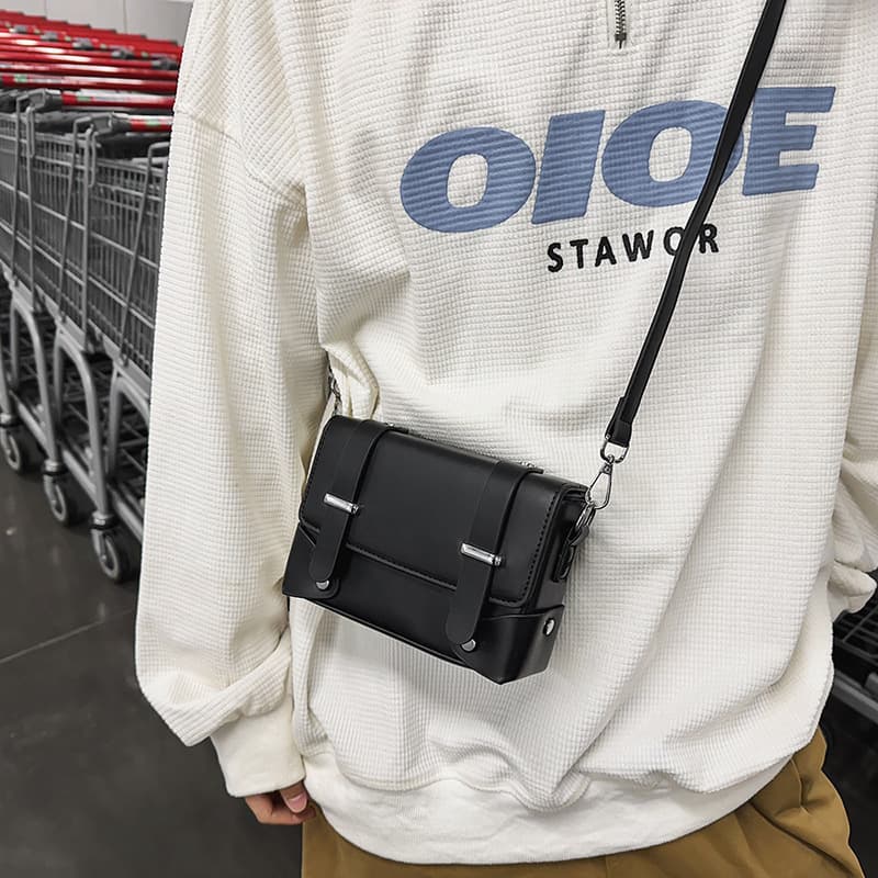 Crossbody Bag Premium Unisex Shoulder Bag New Men's Bag Niche Design Ins Box Bag Phone Small Crossbody Bag Women