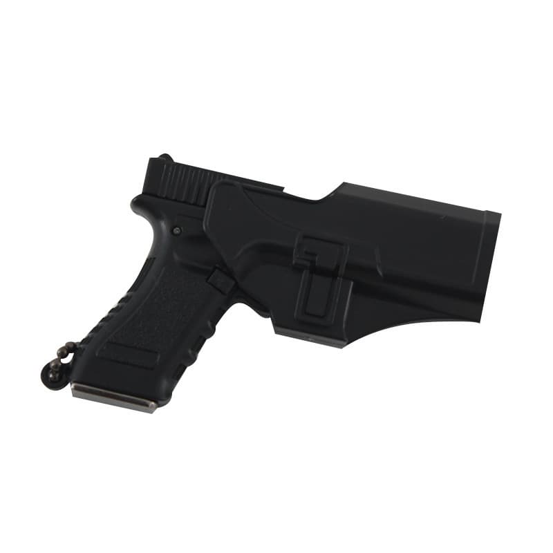 Small Glock G17 Pistol Model Quick-Pull Holster P18C Plastic Accessory Keychain Protective Case