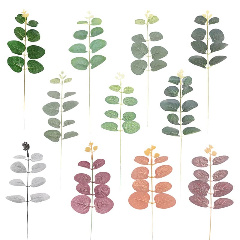 Cross-border simulated money leaves, Nordic style home decoration props, photo ornaments, eucalyptus leaf handwritten flower accessories