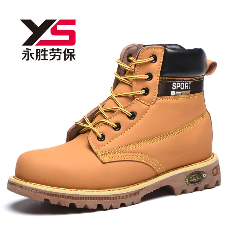 Labor Protection Shoes Safety Protective Shoes for Men, Anti-Impact, Anti-Puncture, Anti-Slip, Wear-Resistant Work Shoes