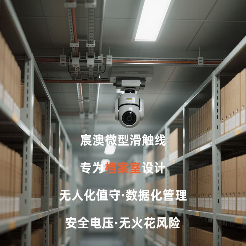 Chen'ao Small Sliding Contact Line - Archives Room Environment Inspection Power Supply System - Compact Size - Moisture Proof Dust Proof Low Failure