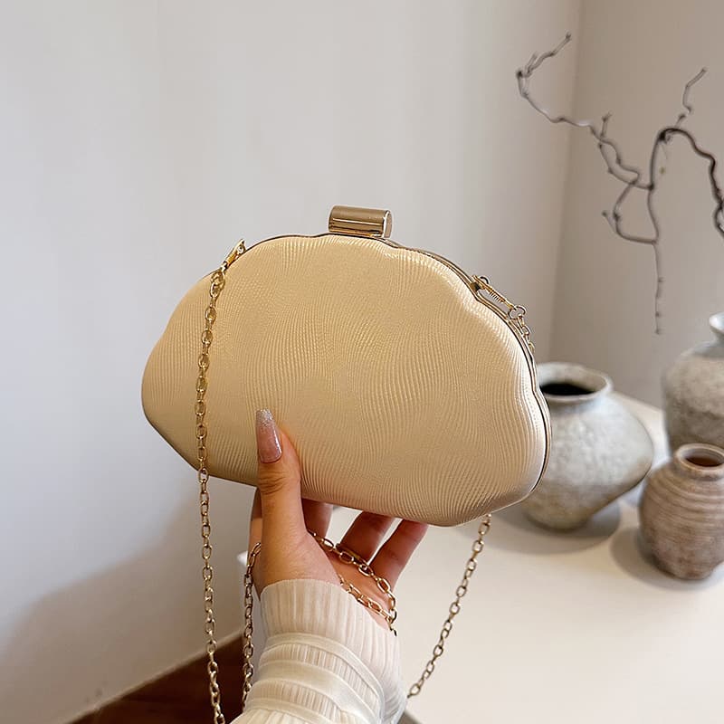 Acrylic Shell Bag 2025 New European and American Fashion Niche Shoulder Bag Women's Versatile Chain Box Bag