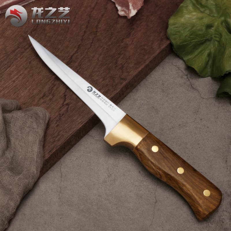 Boning Knife, Extra Sharp Pointed Knife for Meat Selling, Pig Slaughtering, and Dismembering, Butchery Tools