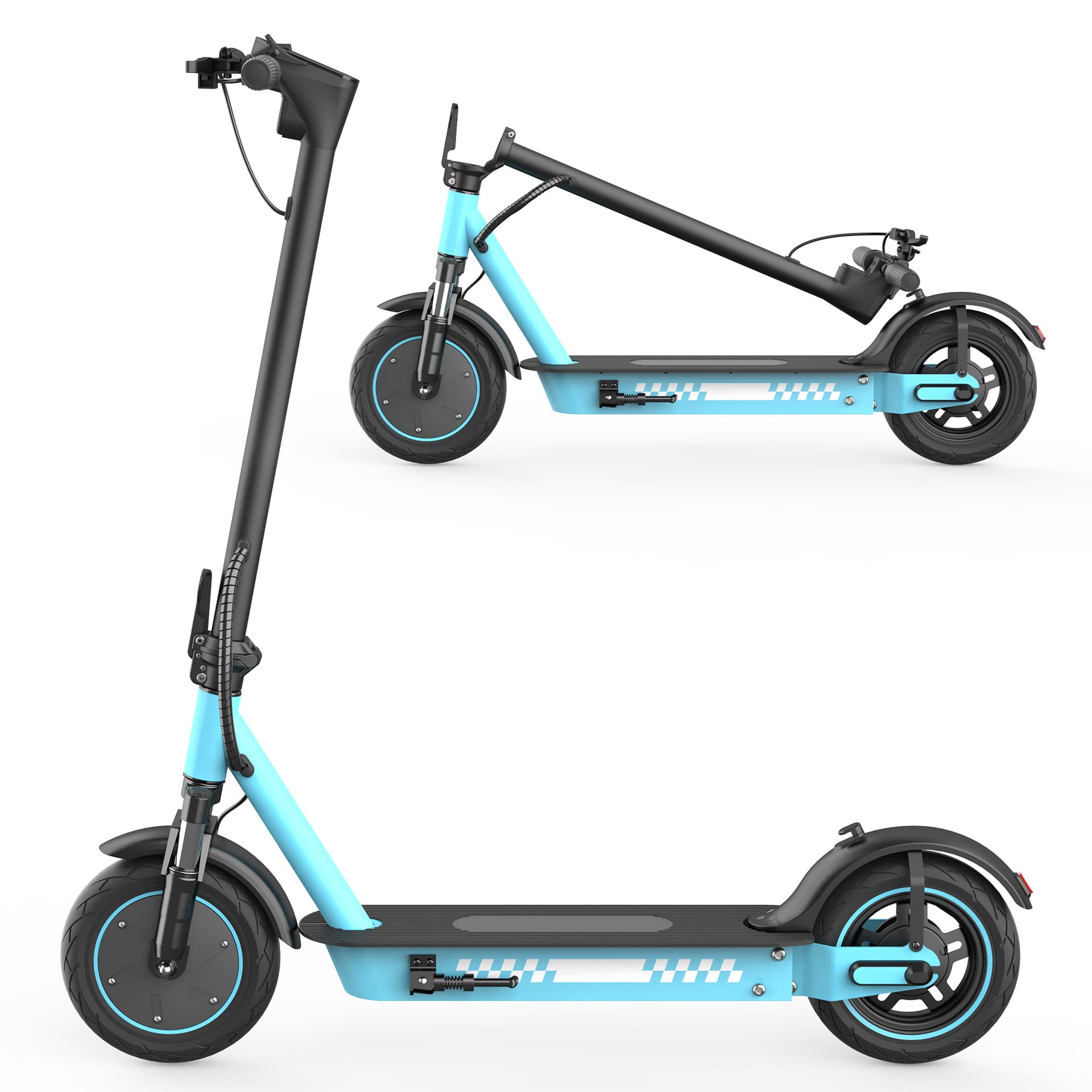 Electric Scooter Foldable 10 Inch Overseas Warehouse Wholesale High Power Adult Commuter Scooter