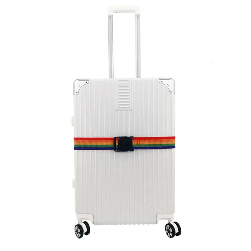 Luggage straps, rainbow-style suitcase reinforcement bands, box bundling straps wholesale.